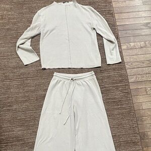 Zara Wide Leg Pants & Top Set in Tan. I have same set in black and cream also